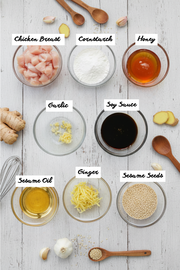 Step by step preparation for Healthy Sesame Chicken