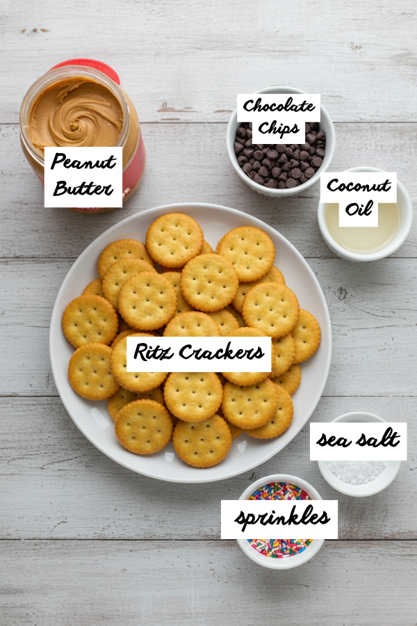Step by step preparation for Chocolate Peanut Butter Ritz Cookies
