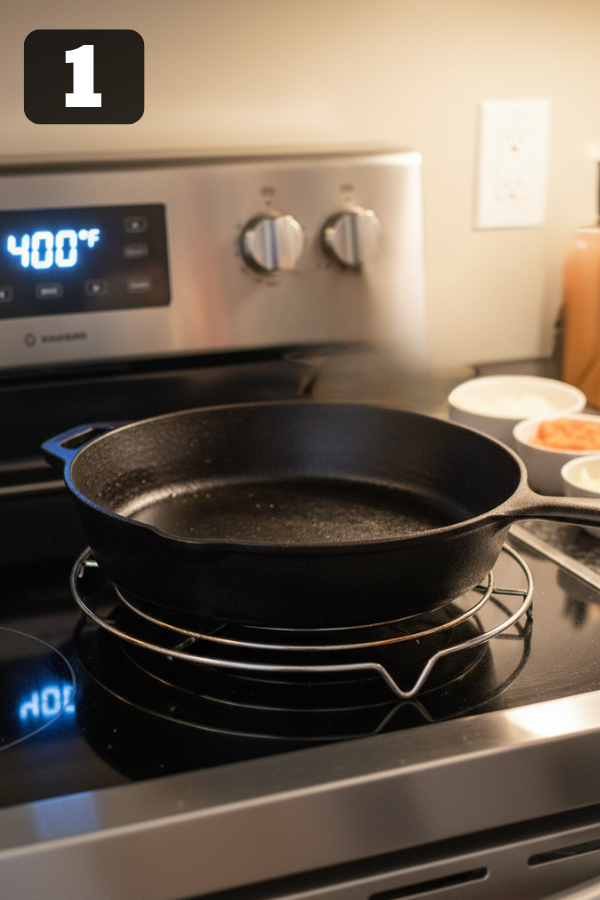 Step by step preparation for Cheddar Bay Biscuit Chicken Pot Pie