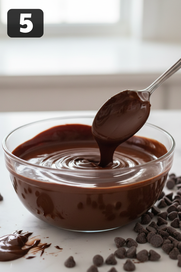 Step by step preparation for Chocolate Peanut Butter Ritz Cookies