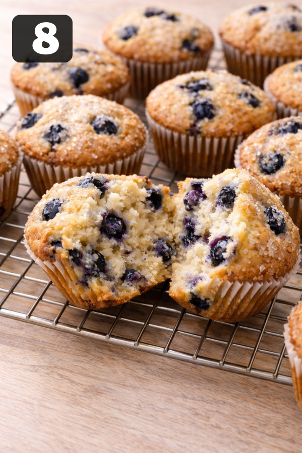 Step by step preparation for Homemade Blueberry Muffins Recipe