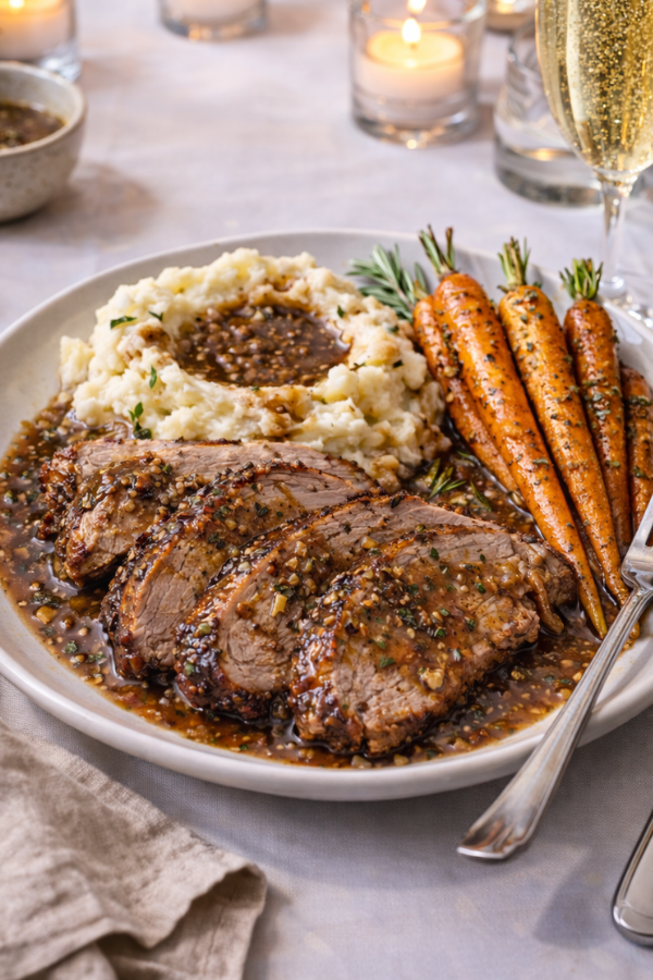 Step by step preparation for Slow Roast Lamb Recipe