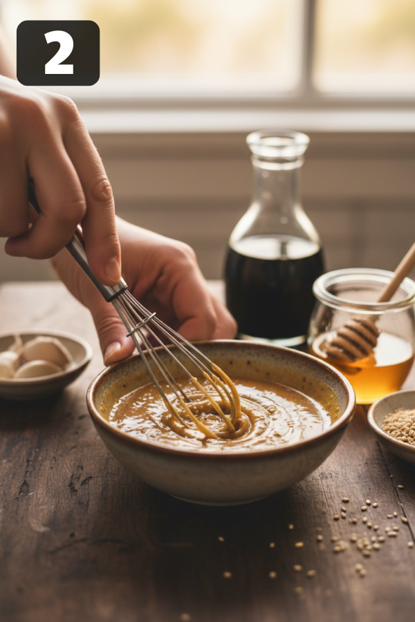 Step by step preparation for Healthy Sesame Chicken