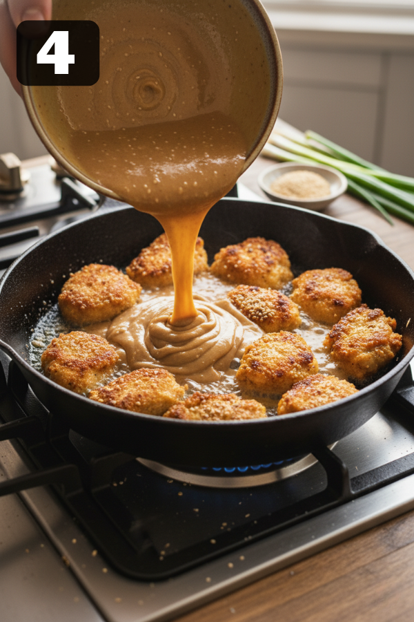 Step by step preparation for Healthy Sesame Chicken