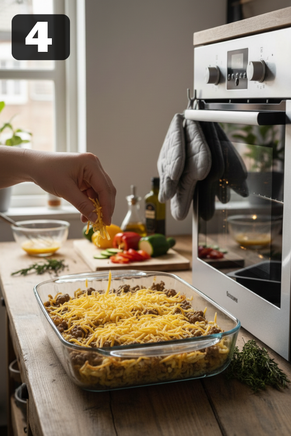 Whisking eggs for casserole, baked sausage breakfast bake