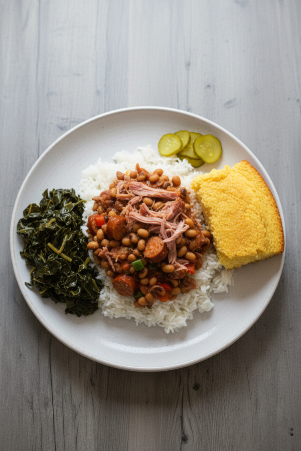 Step by step preparation for Slow Cooker Hoppin’ John