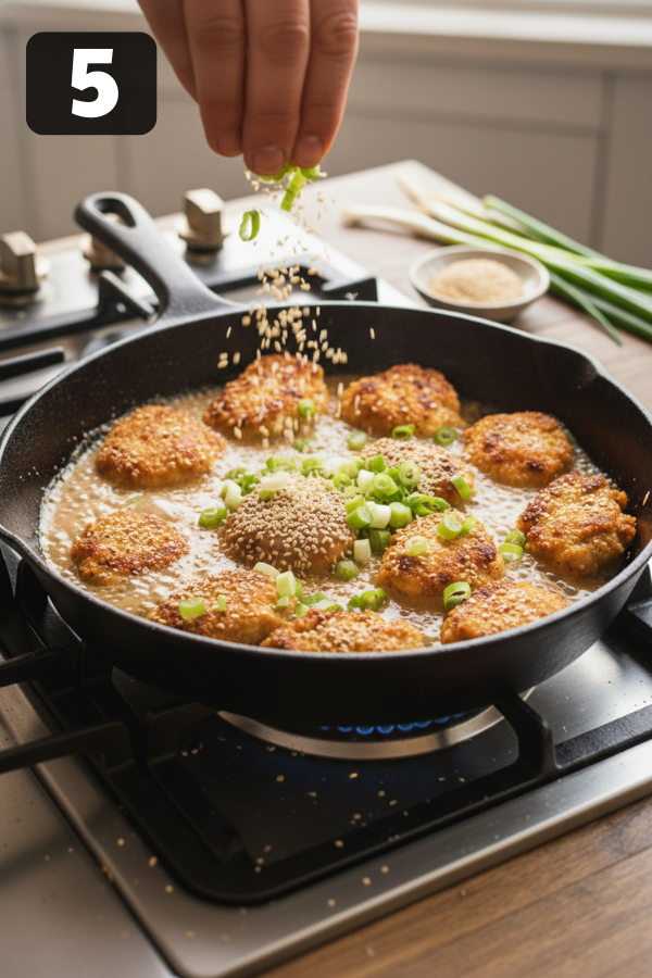 Step by step preparation for Healthy Sesame Chicken