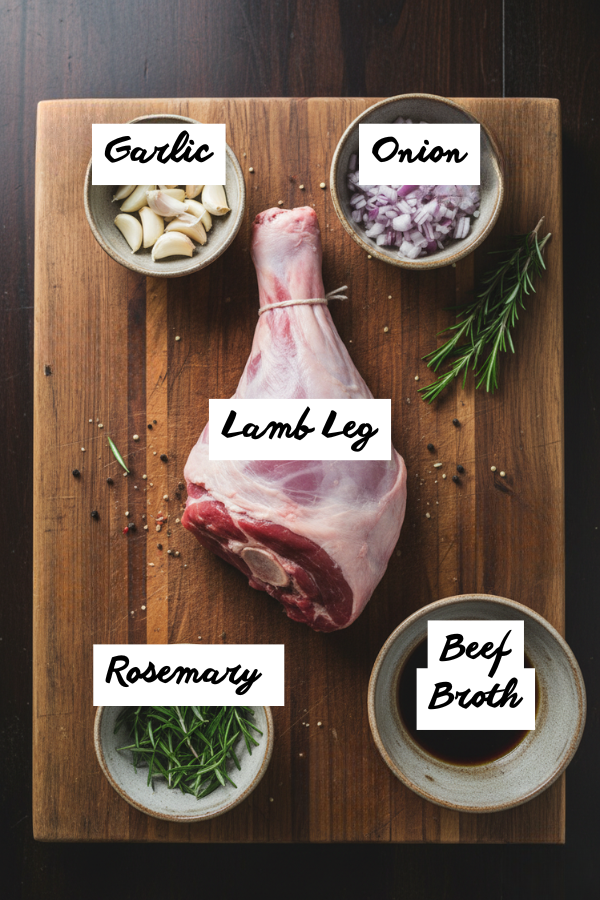 Step by step preparation for Slow Roast Lamb Recipe