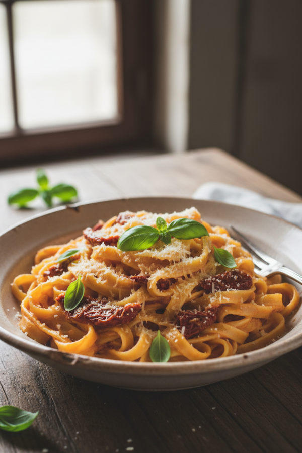 Creamy Sun-Dried Tomato Pasta